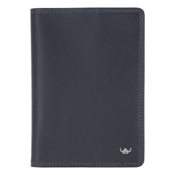 GOLDEN HEAD Wallet 'Polo' in Blue: front