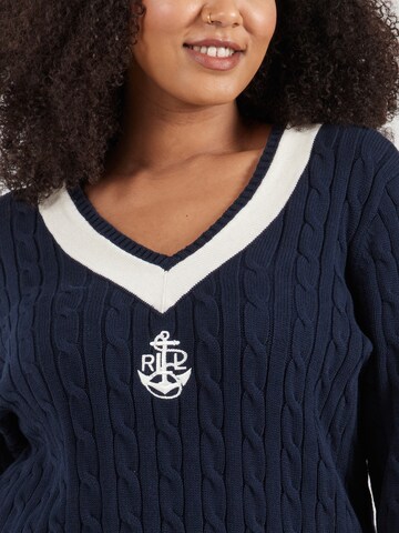Lauren Ralph Lauren PlusPulover 'MEREN' - plava boja