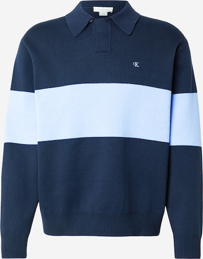 Calvin Klein Jeans Pulover u svijetloplava / tamno plava, Pregled proizvoda
