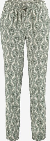 Hailys Tapered Trousers 'Ru44na' in Green: front