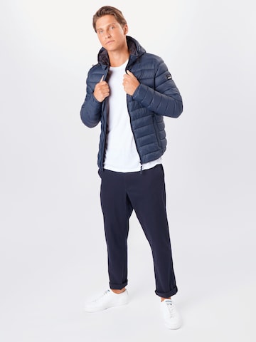 !Solid Between-Season Jacket 'SDHailie Hood' in Blue