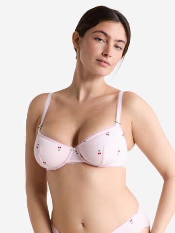 Balconcino Reggiseno 'SLEEPOVER' di ETAM in rosa