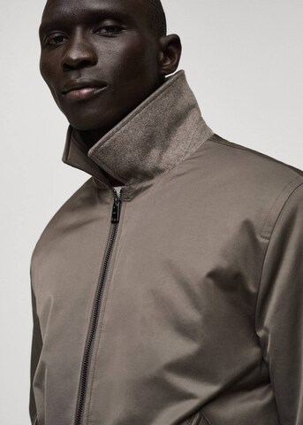 MANGO MAN Between-Season Jacket 'Giova2' in Brown