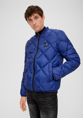 QS Between-Season Jacket in Blue: front