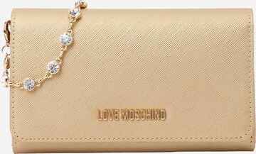 Love Moschino Клатч в Золотой: спереди