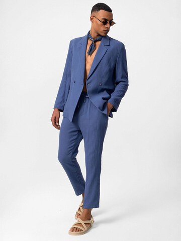 Coupe regular Veste de costume Antioch en bleu
