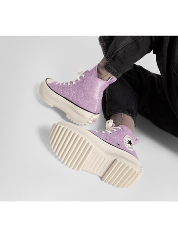CONVERSE - Zapatillas deportivas altas 'Run Star Hike' en lila: frente