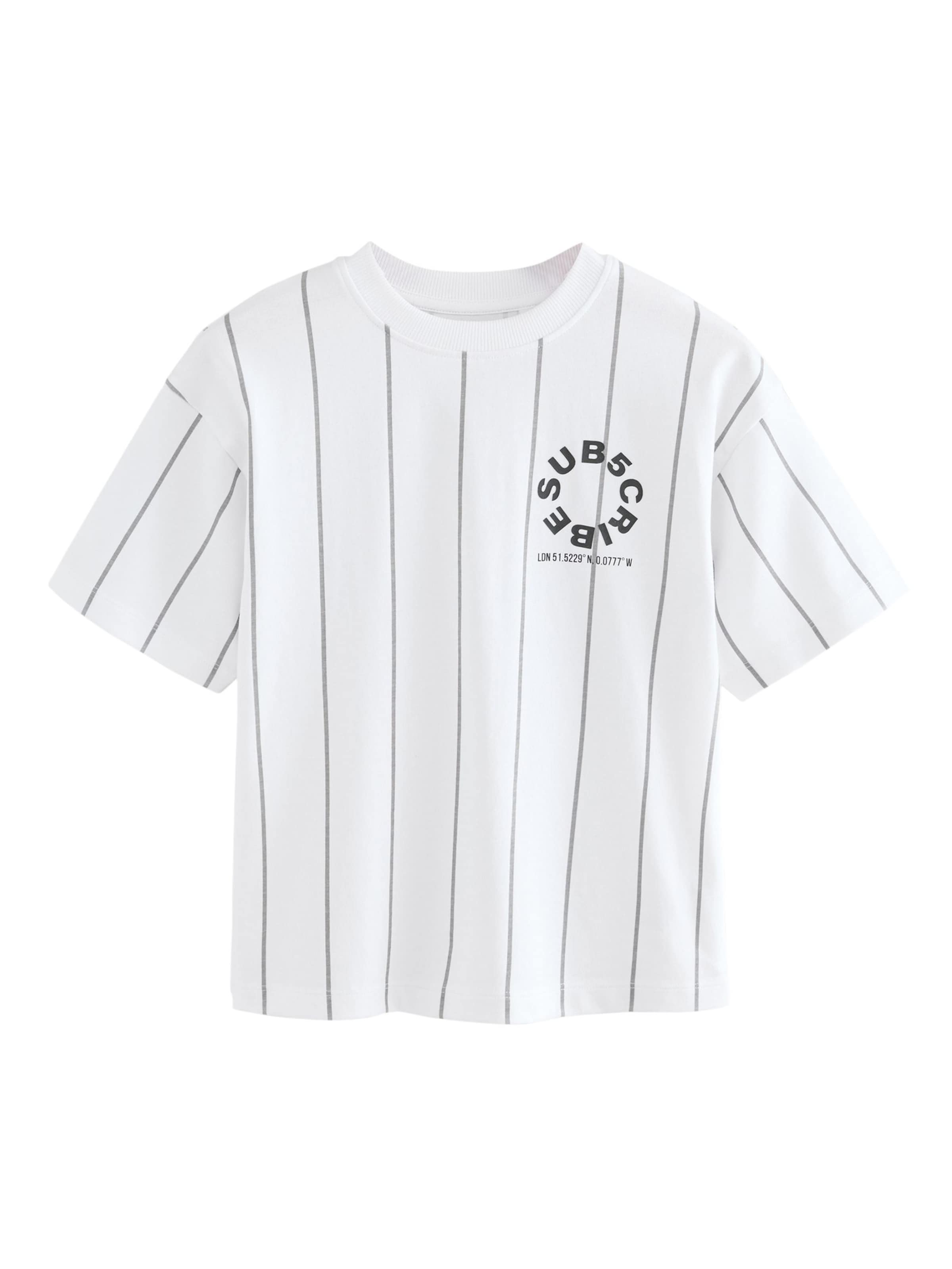 balts Next T-Krekls: no priekšpuses