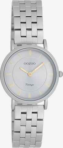 OOZOO Uhr in Silber: Vorderseite