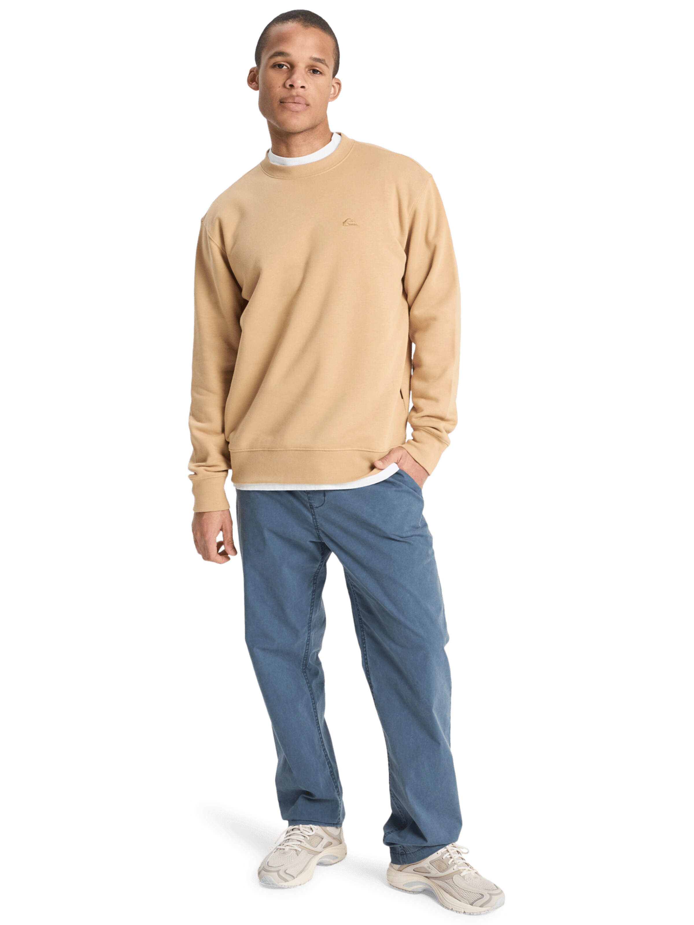 QUIKSILVER Sweatshirt 'Salt Water' in Green