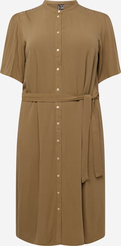 Vero Moda Curve Shirt Dress 'ANNA FIONA' in Green: front