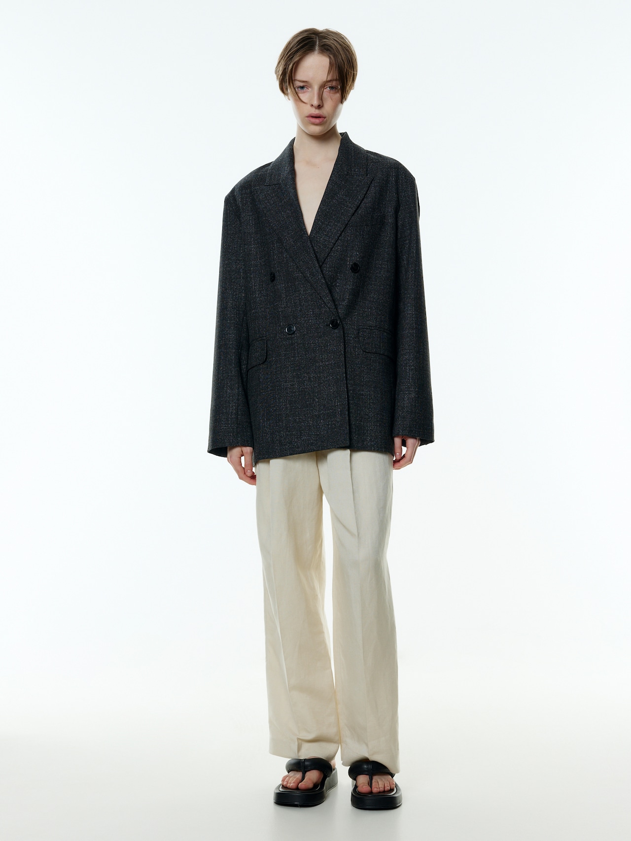 EDITED Produits Pantalon à pince 'Kaj' crème