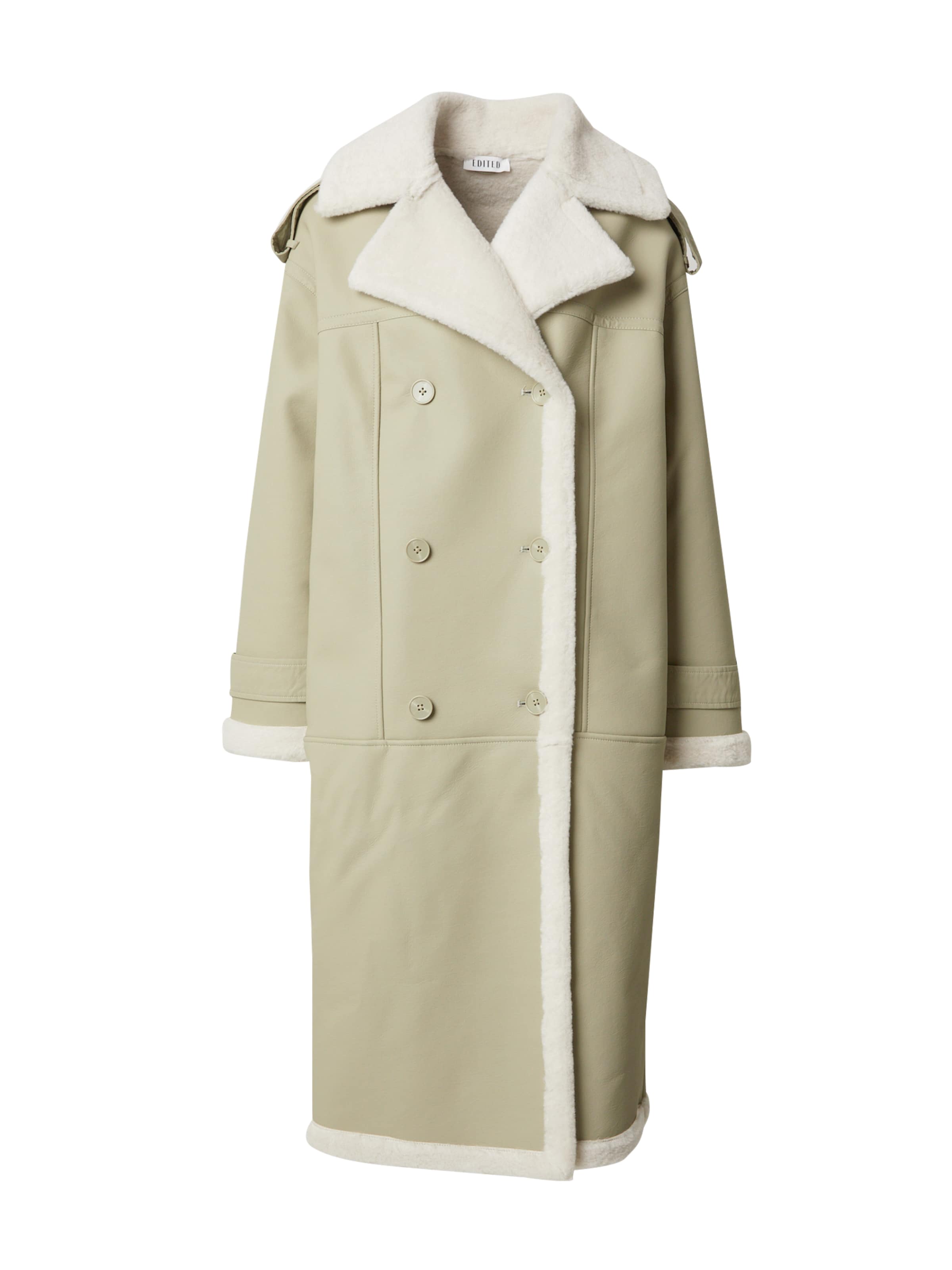 EDITED Talvemantel 'Erin', värv roheline: eest vaates