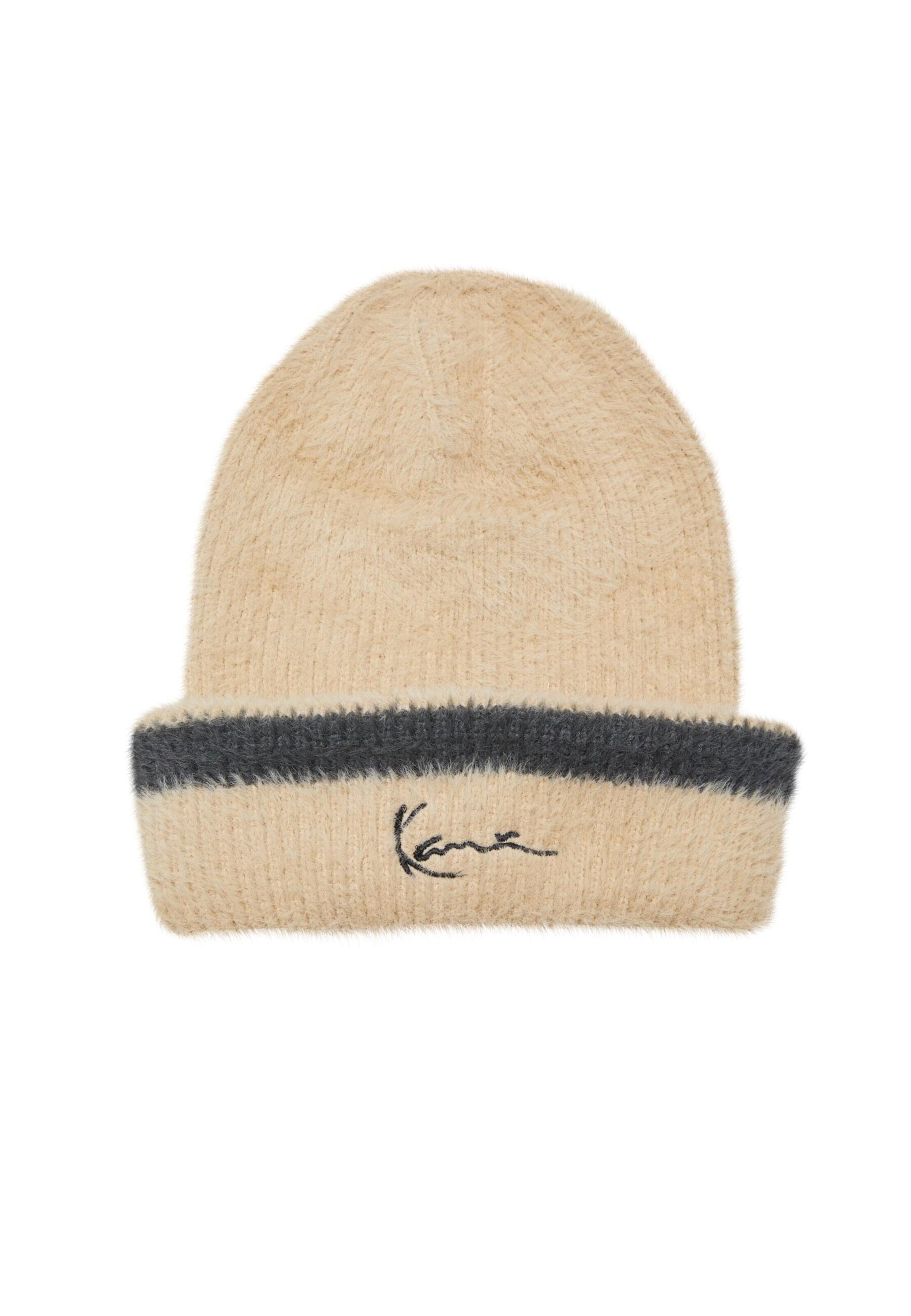 Bonnet Karl Kani en beige : devant