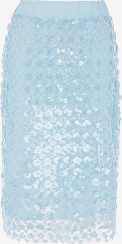 Jupe faina en bleu : devant