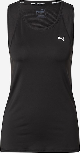 PUMA Sports Top in Black / White, Item view