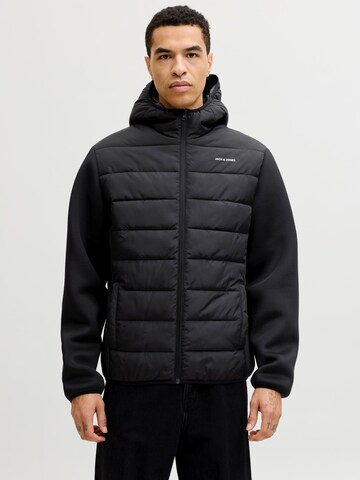 JACK & JONES Демисезонная куртка 'JWHDUST' в Черный: спереди