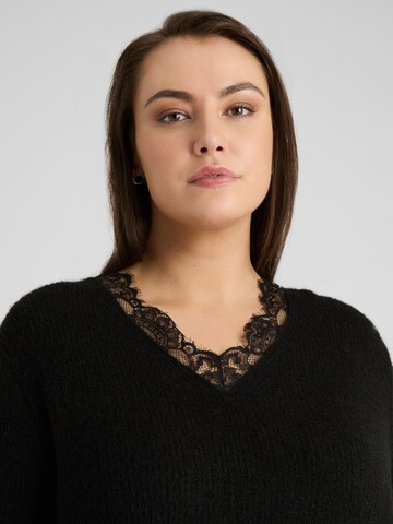 Guido Maria Kretschmer Curvy Sweater 'Ella' in Black