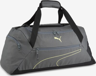 PUMA Sports Bag in Pastel yellow / Dark grey / Black, Item view