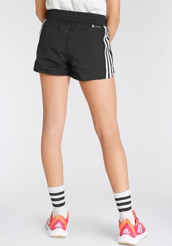 ADIDAS SPORTSWEAR Regular Workout Pants 'Essentials Aeroready 3-Stripes' in Black