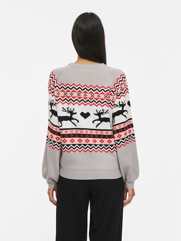 VILA - Jersey 'HOLIDAY' en gris