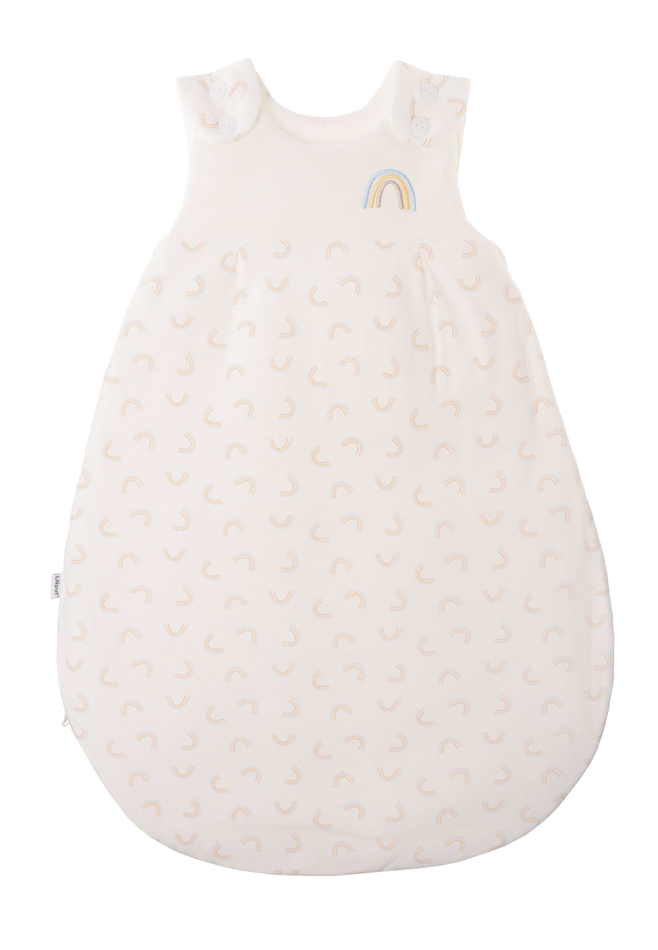 LILIPUT Schlafsack 'Regenbogen' in Weiß: Vorderseite
