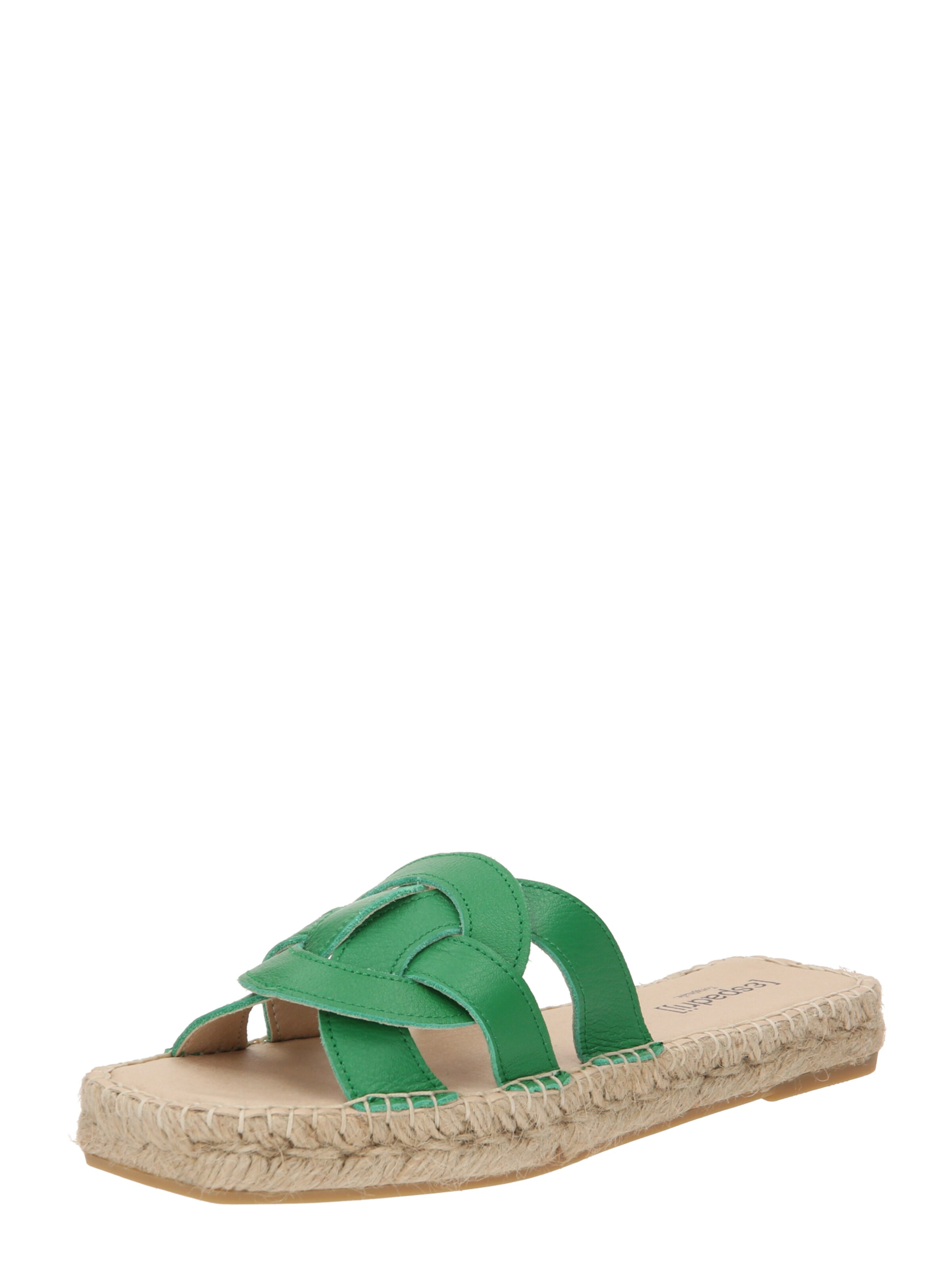 espadrij l´originale Pantolette in Grün: predná strana