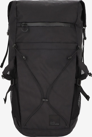 JACK WOLFSKIN Sports Backpack in Black: front