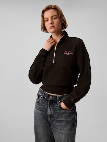 Calvin Klein Jeans Sweatshirt in Black: front