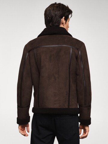 MANGO MAN Between-Season Jacket 'Cabo' in Brown