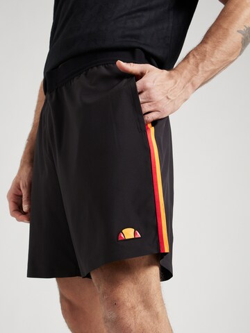 ELLESSE - Regular Calças de desporto 'Tintagel' em preto