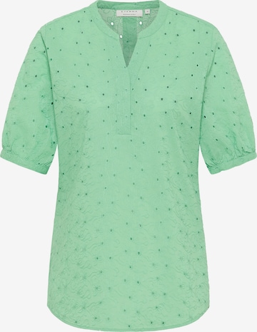 ETERNA Blouse in Groen: voorkant