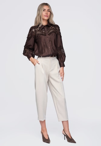 Ombre Blouse in Brown