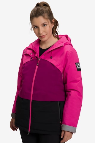 Veste fonctionnelle Ulla Popken en rose : devant