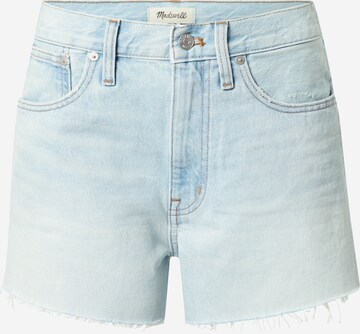 Madewell Loosefit Jeans in Blauw: voorkant