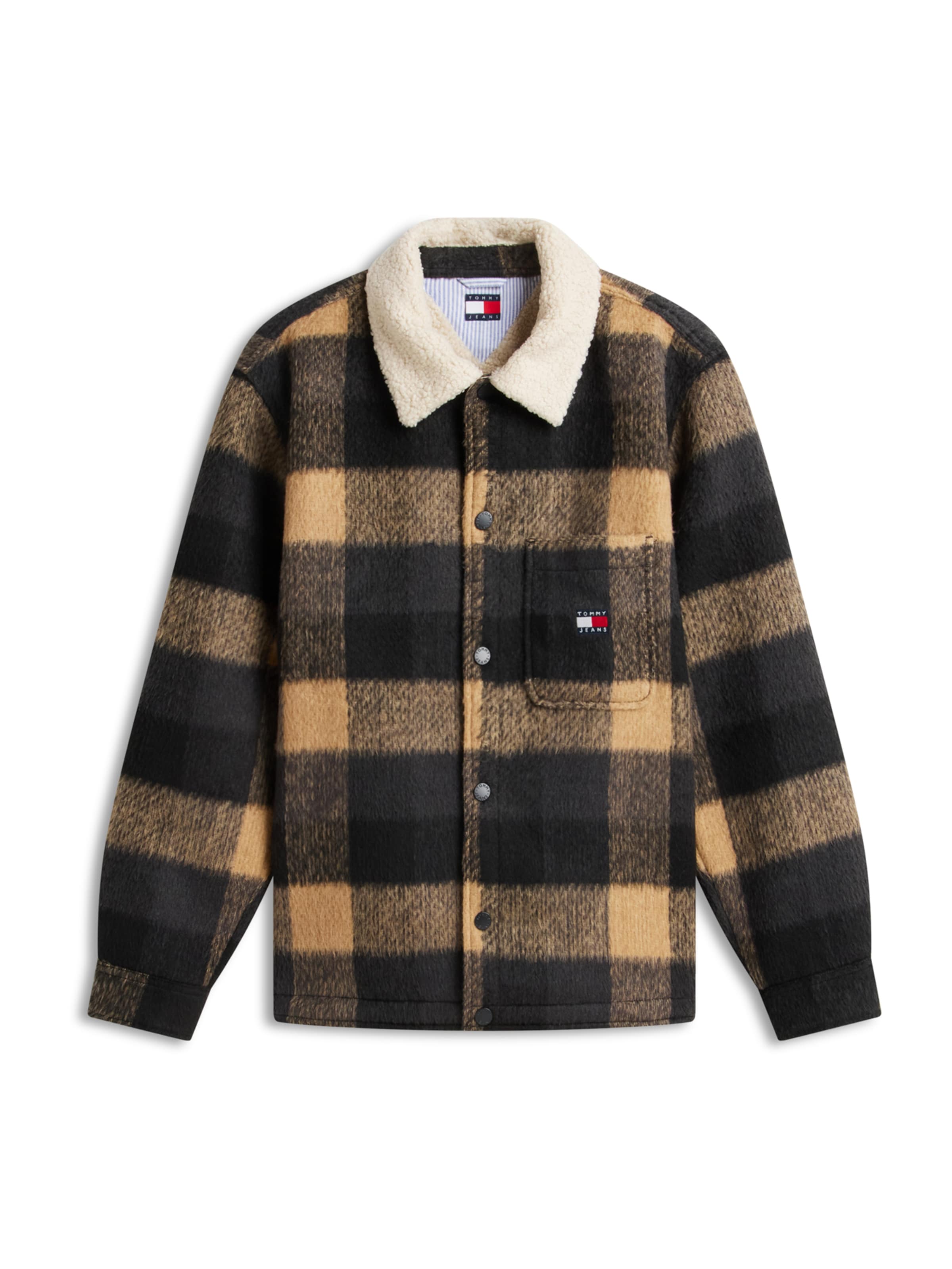 Tommy Jeans - Casaco meia-estação em preto: frente