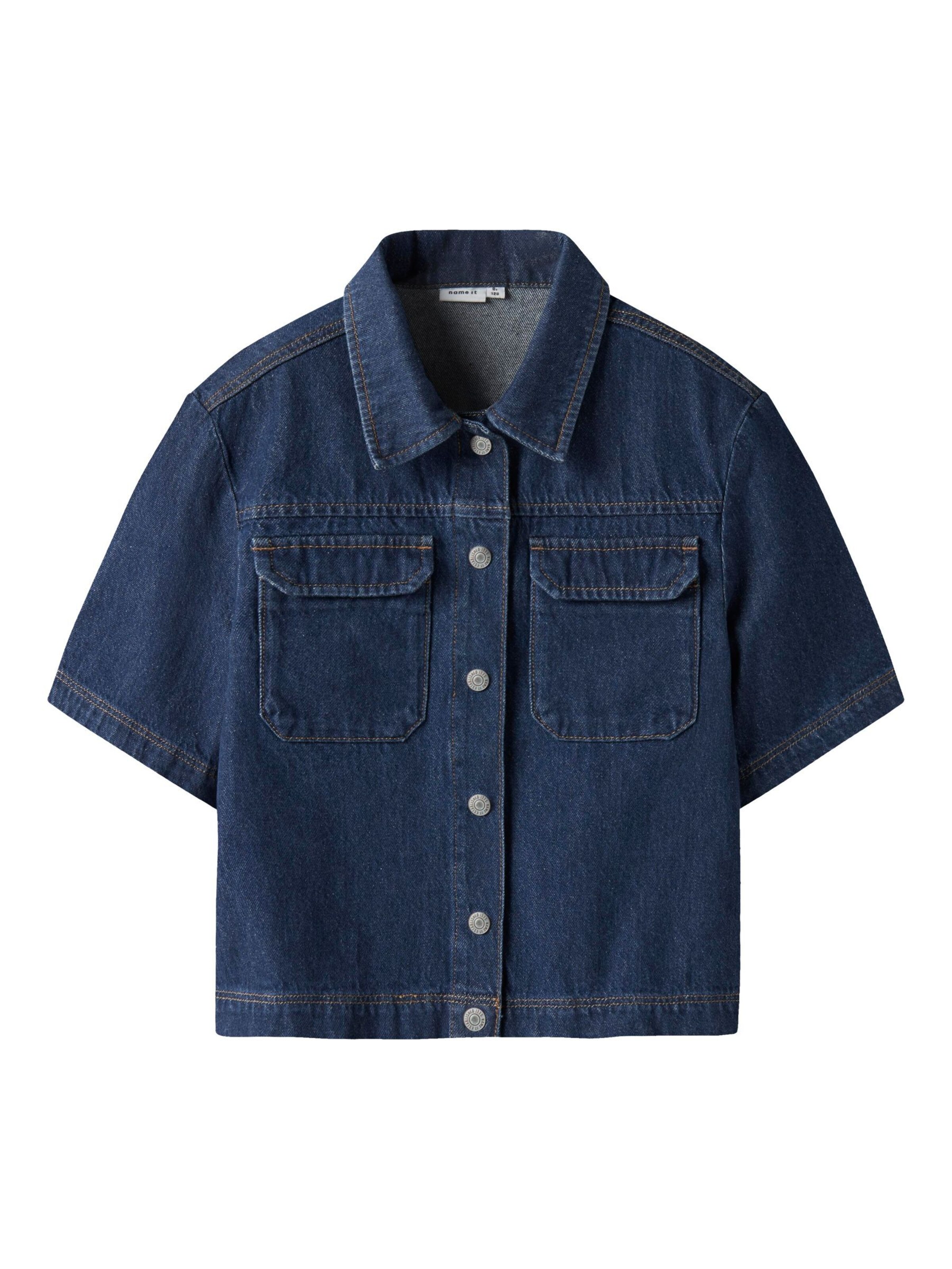 Chemisier NAME IT en bleu : devant