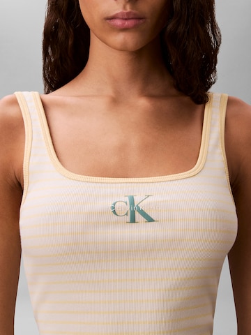 Calvin Klein Jeans Regular Top in Beige