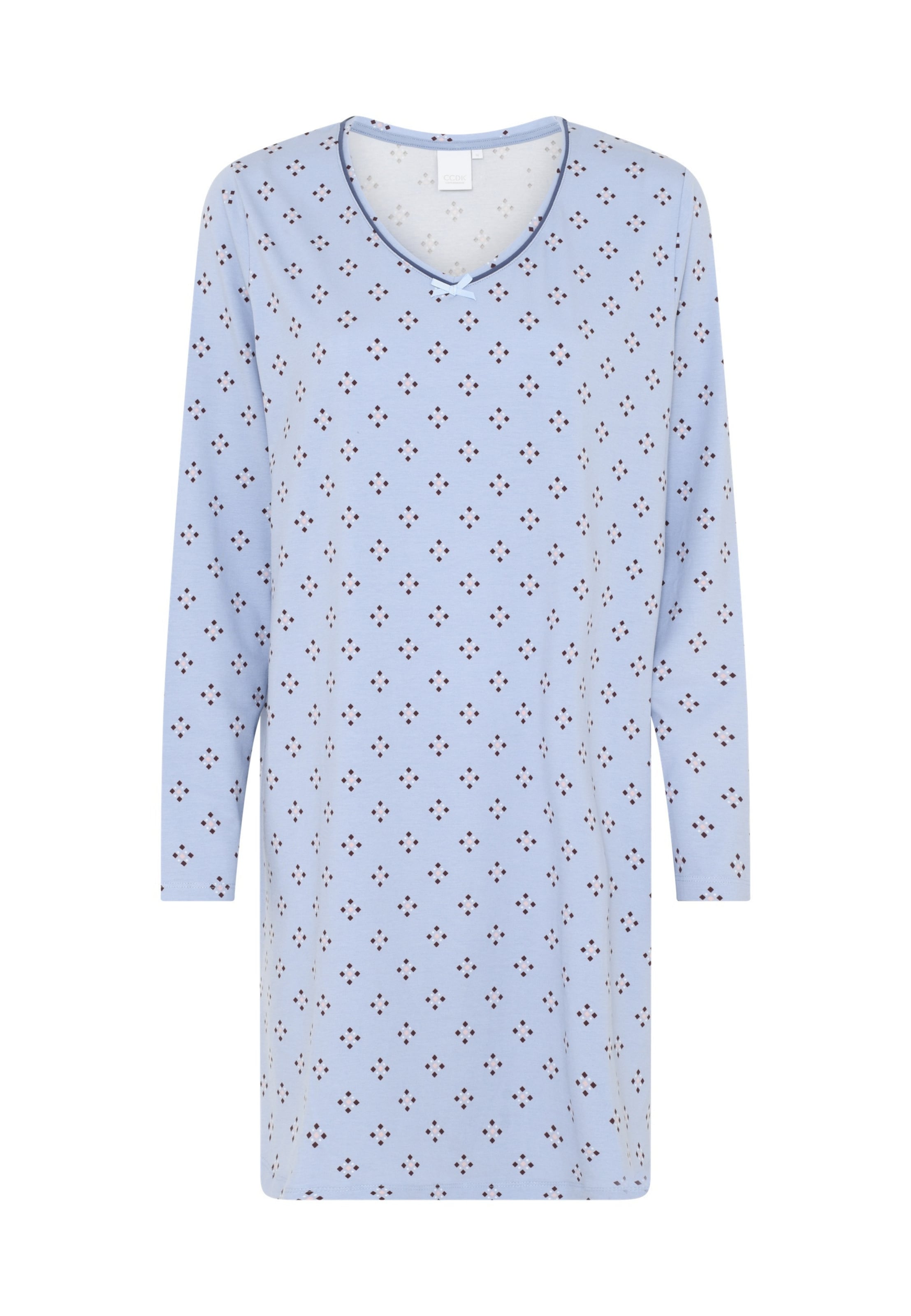 Camicia da notte di CC DK in blu: frontale