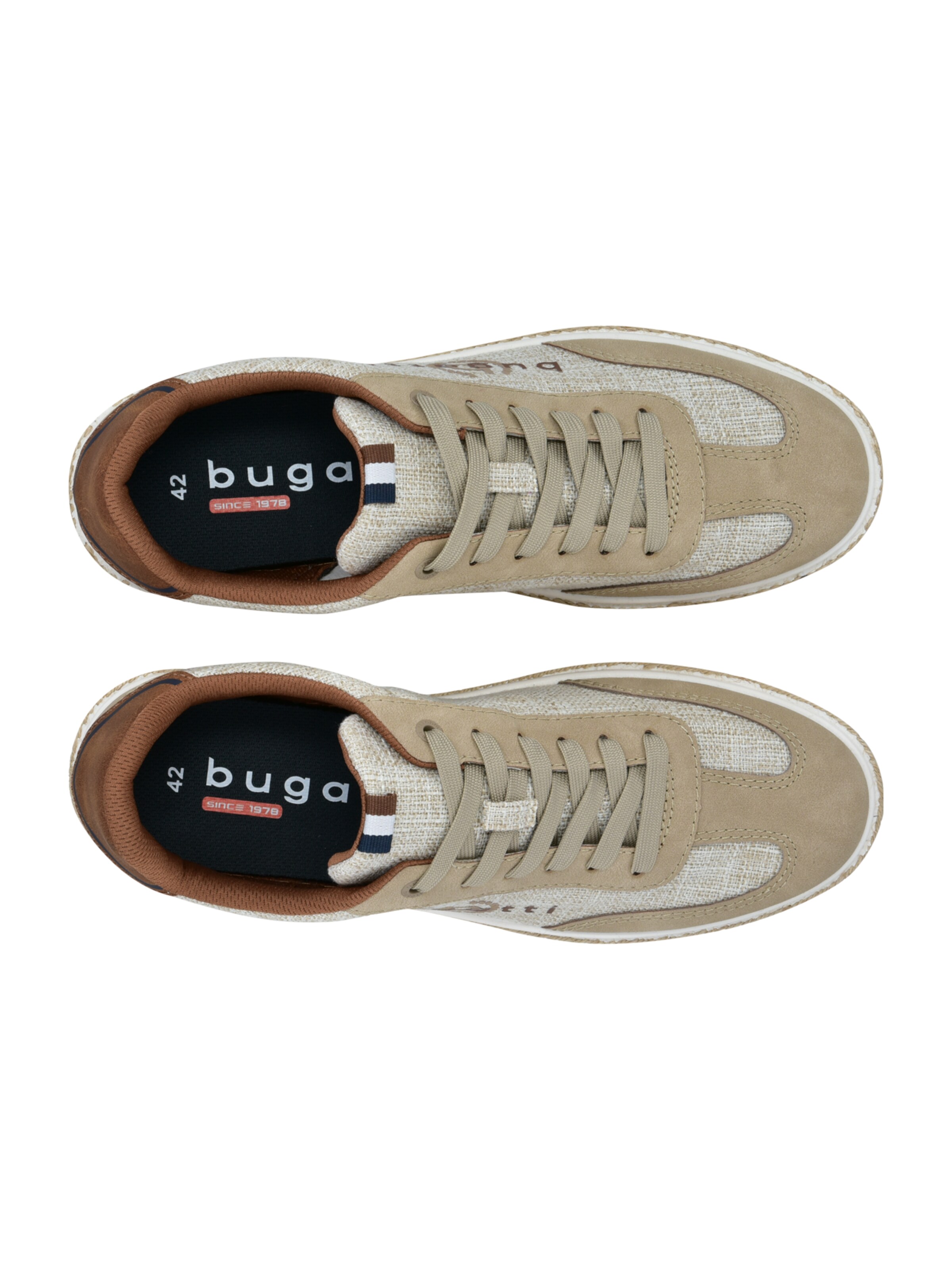 bugattiSportske cipele na vezanje - bež boja