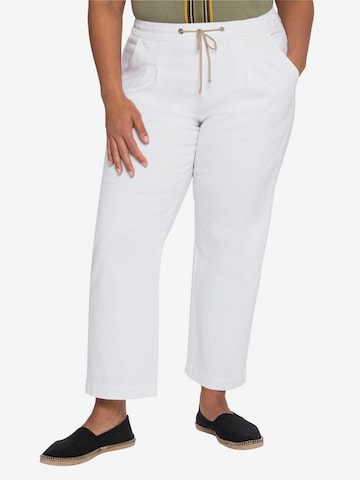 SHEEGO Regular Jeans in White: front