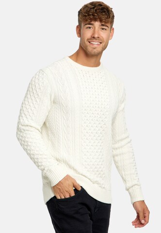 INDICODE JEANS Pullover in Weiß