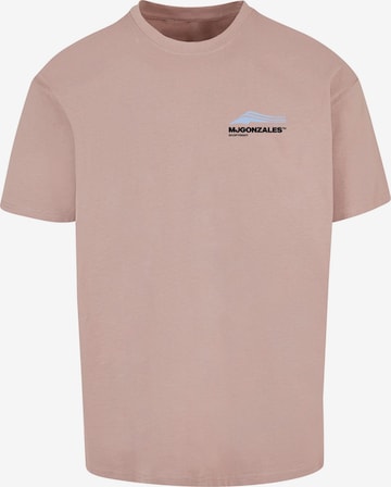MJ Gonzales - Camiseta en rosa: frente