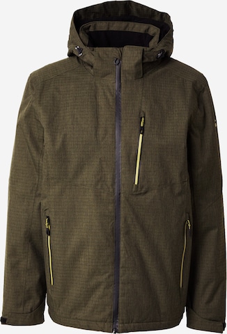 žalia KILLTEC Laisvalaikio striukė 'KOW 7': priekis