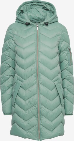 Fransa Winter Coat in Green: front