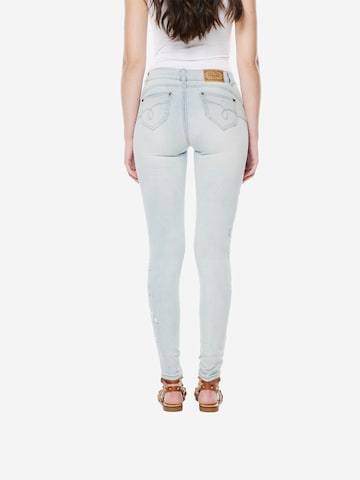 KOROSHI - Slimfit Calças de ganga em azul