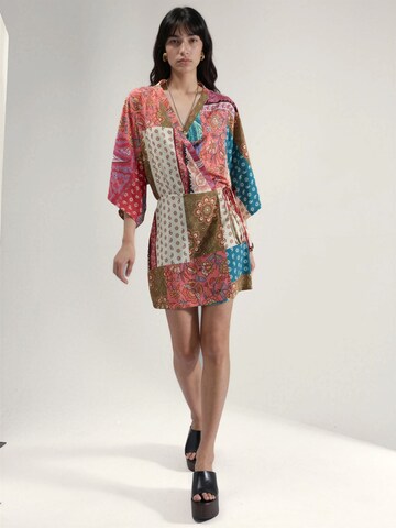 Hiccup - Vestido em mistura de cores