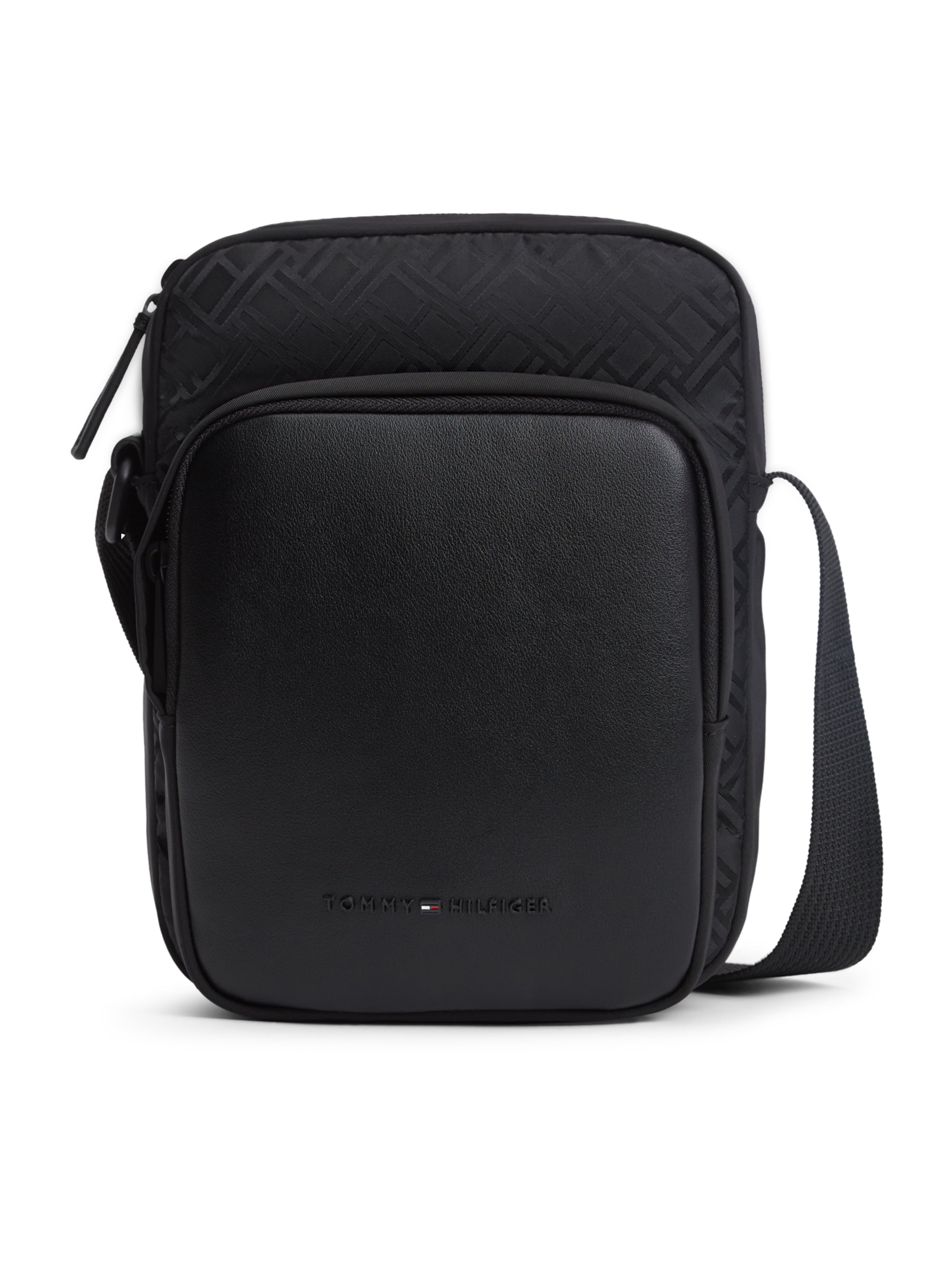 TOMMY HILFIGER Schoudertas in Zwart: voorkant