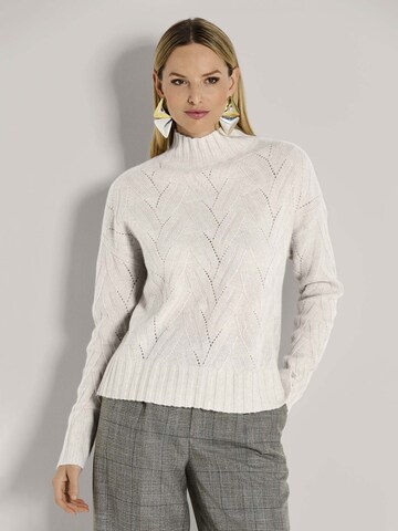 MADELEINE Trui in Wit: voorkant