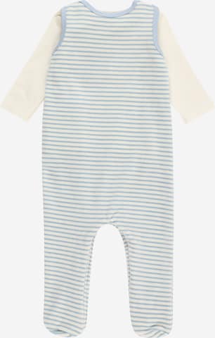 Steiff Collection Set: Strampler + T-Shirt (GOTS) in Blau